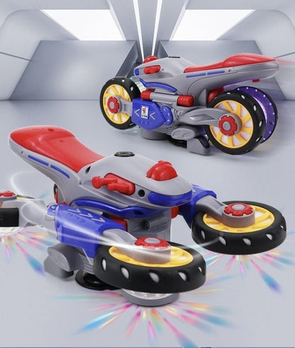 Moto Magique 360™ 🇹🇬 II Moto transformable lumineuse et musicale.