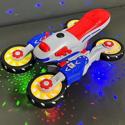 Moto Magique 360™ 🇹🇬 II Moto transformable lumineuse et musicale.