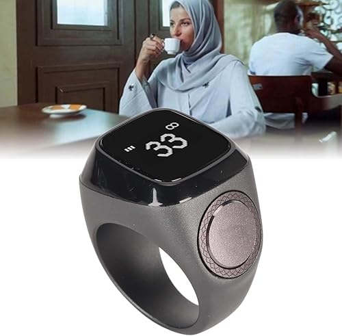 Bague intelligente Tasbeeh connectée avec rappels de prière quotidiens intégrés