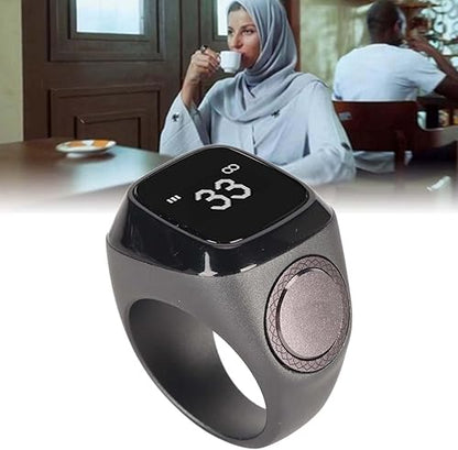 Bague intelligente Tasbeeh connectée avec rappels de prière quotidiens intégrés