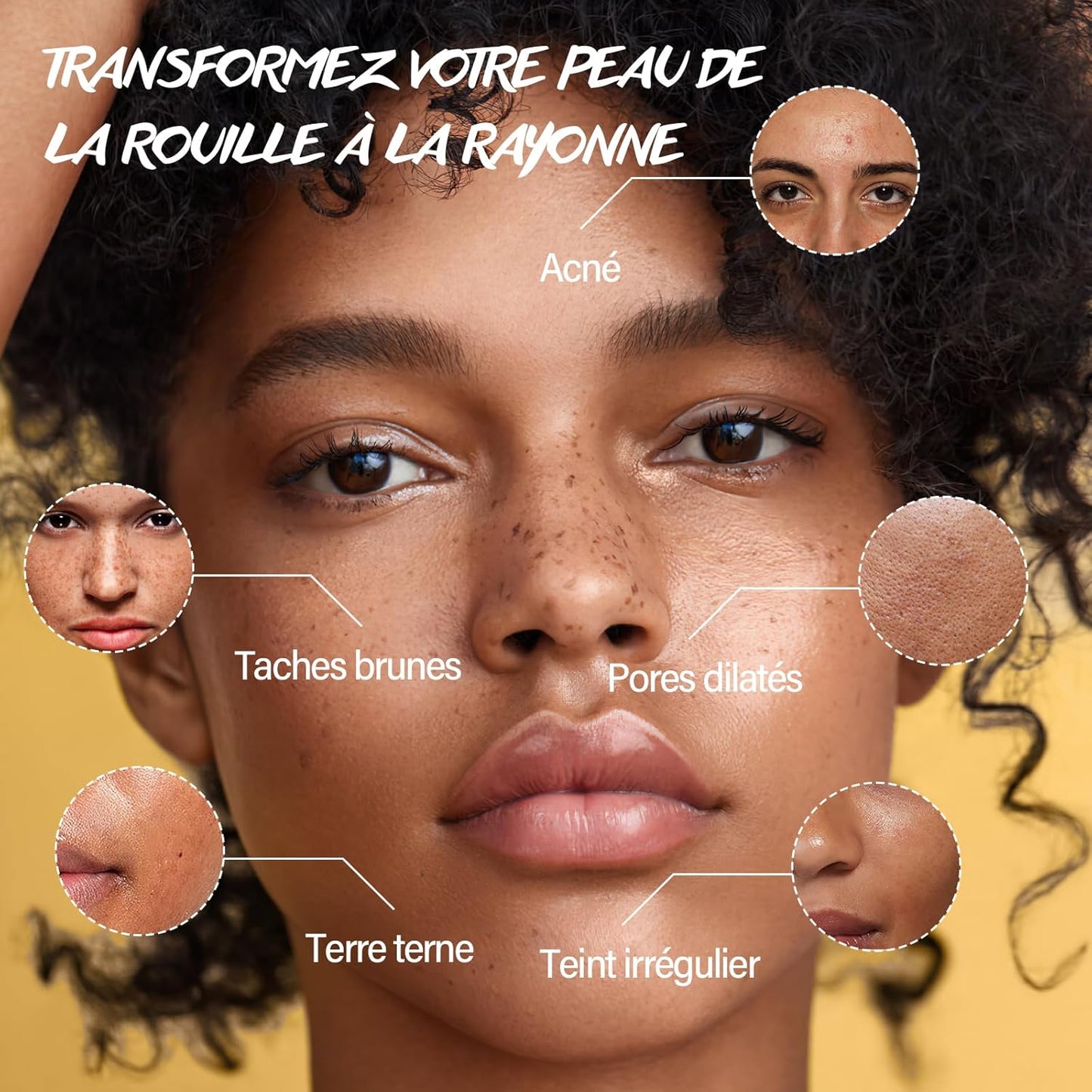 Curcuma Glow | Peau nette, lumineuse, uniforme naturellement (Pack de 50 Cotons)