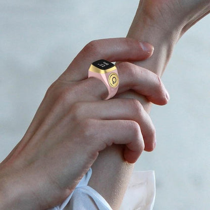 Bague intelligente Tasbeeh connectée avec rappels de prière quotidiens intégrés