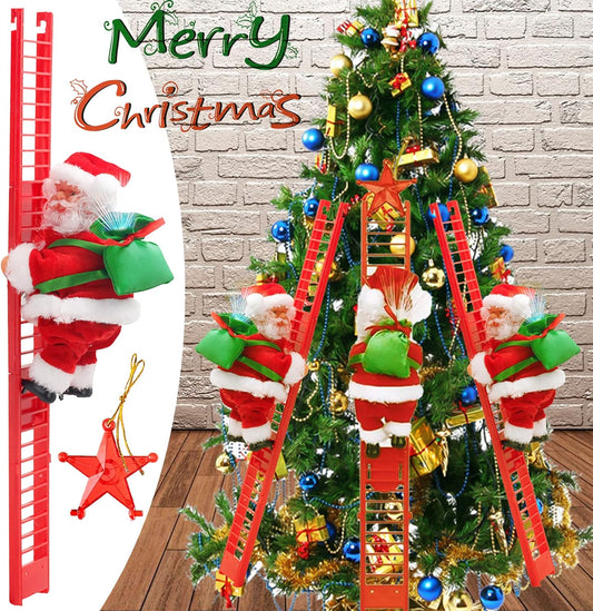 Échelle Magique – Jouet musical Père Noël grimpeur