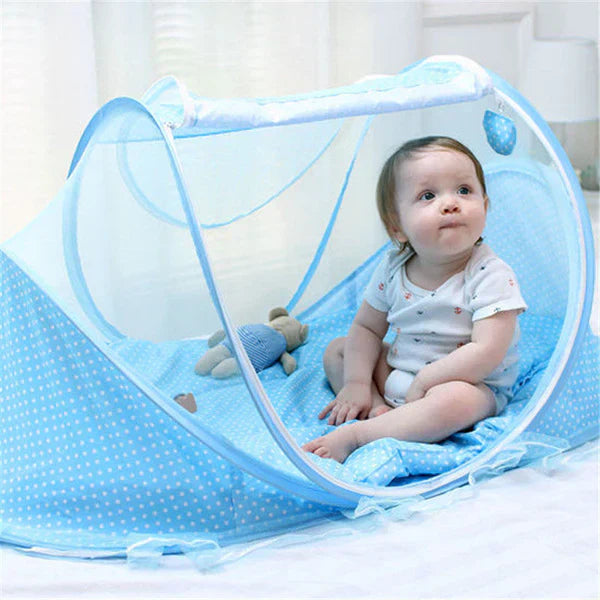 Baby'Safe™ – Tente Moustiquaire Escamotable pour Bébé - Moon Shopping